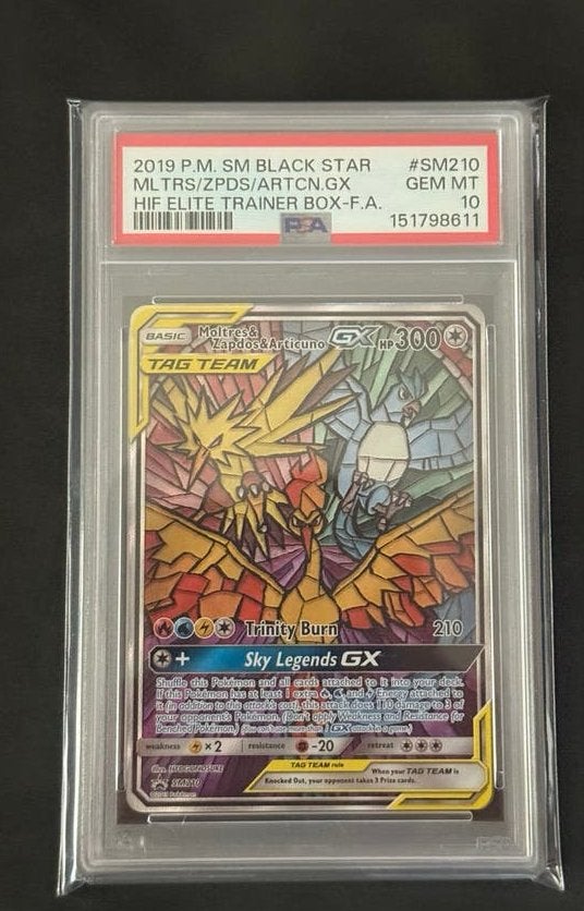 Pokemon | Zapdos Moltres Articuno sm210 glass bird ✅✅, Ophalen of Verzenden, Zo goed als nieuw