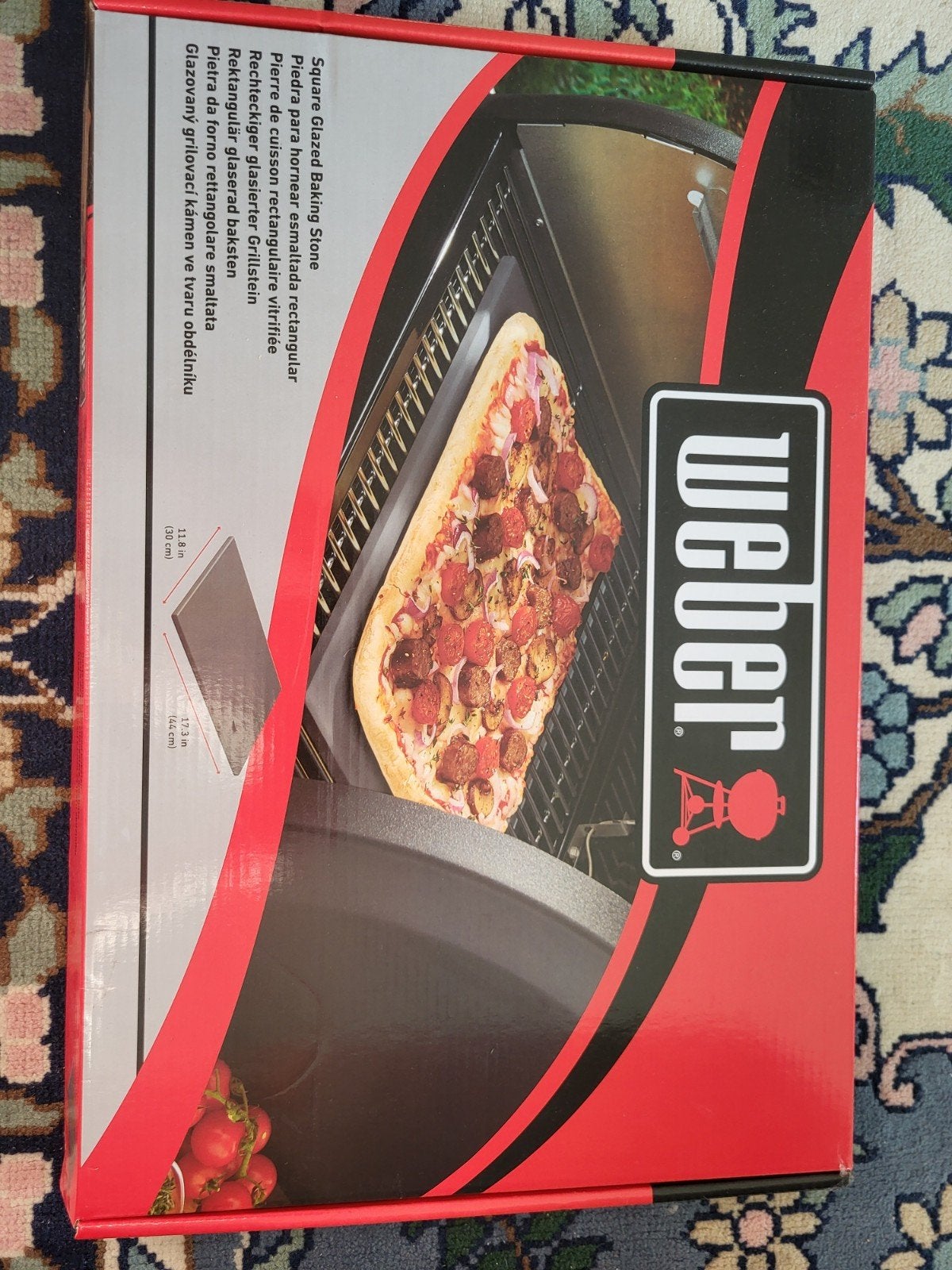Nieuwe Weber Pizzasteen - Geglazuurd, Huis en Inrichting, Keuken | Keukenbenodigdheden, Ophalen of Verzenden, Nieuw