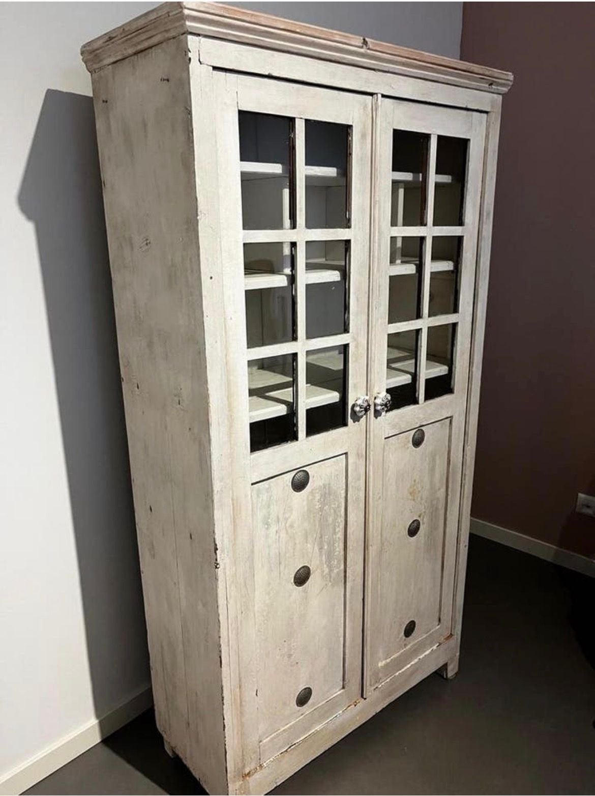 Witte houten kast, Ophalen, 50 tot 100 cm, 150 tot 200 cm, 25 tot 50 cm