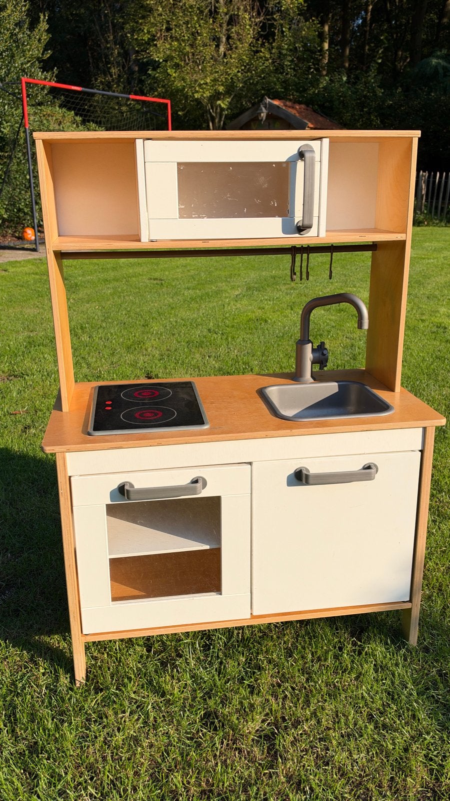 Houten Speelkeuken met Oven en Kookplaat, Ophalen, Gebruikt, Hout, Speelkeuken