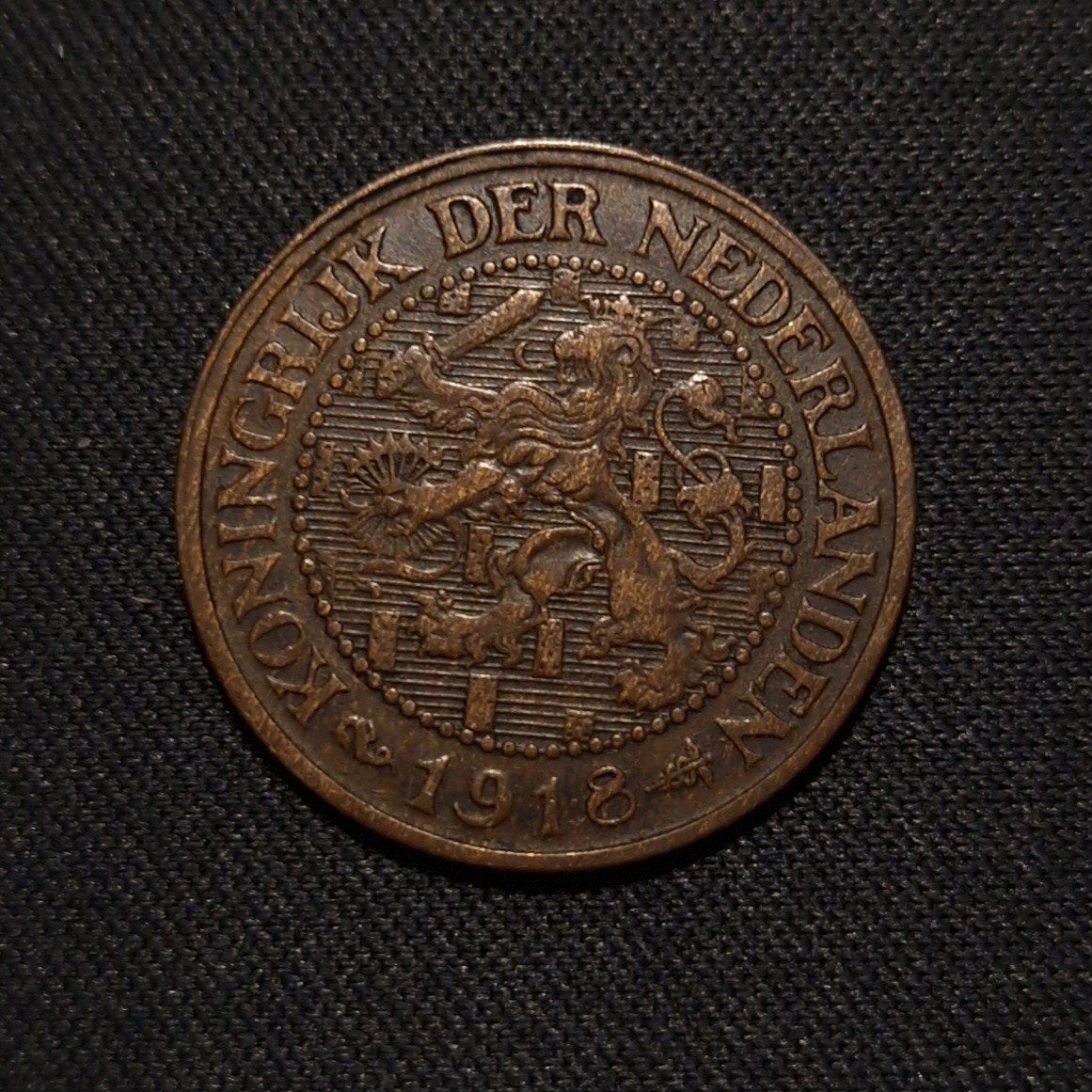 2 1/2 cent 1918, Postzegels en Munten, Munten | Nederland, Verzenden, Koningin Wilhelmina, Losse munt