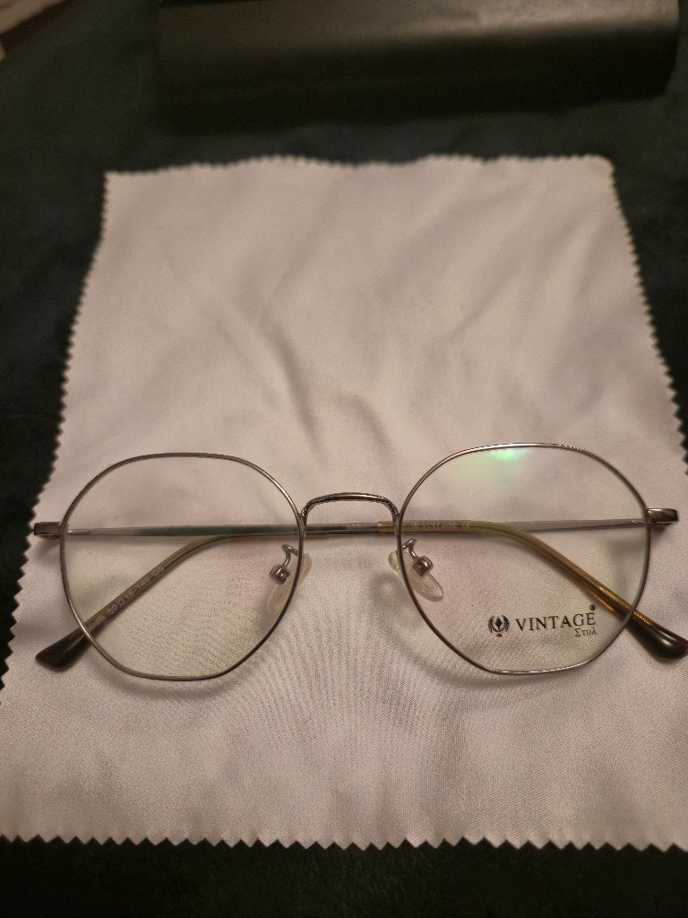 Foto 18 van Round, vintage-style metal glasses