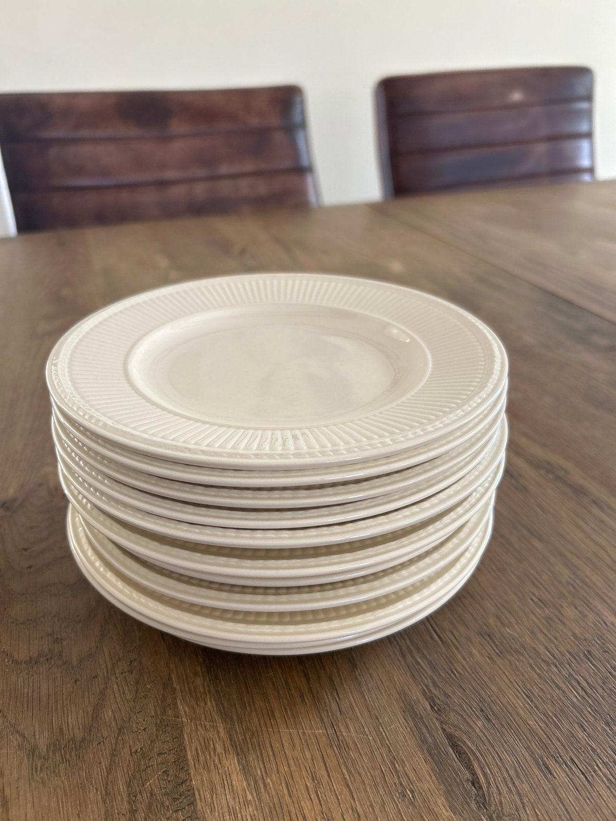 Divers Wedgwood Edme servies: borden, schotels, kommen, eier, Ophalen, Zo goed als nieuw, Wedgwood, Compleet servies