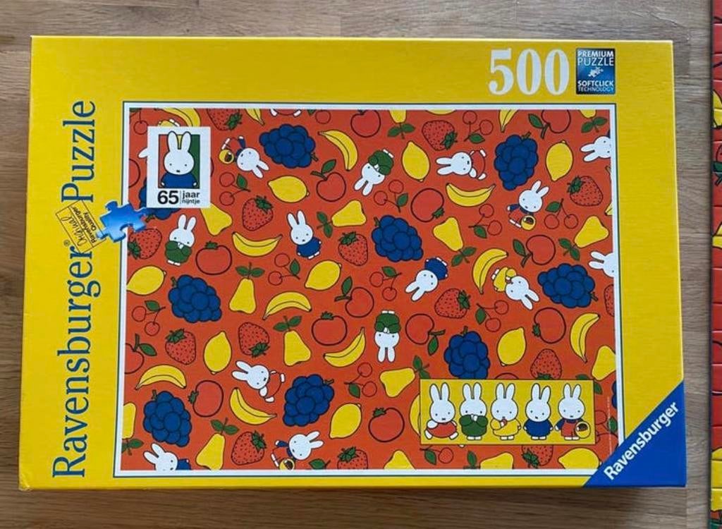Nijntje 65 jaar puzzel 500 stukjes |. Ravensburger, Hobby en Vrije tijd, Denksport en Puzzels, Zo goed als nieuw, Legpuzzel, 500 t/m 1500 stukjes
