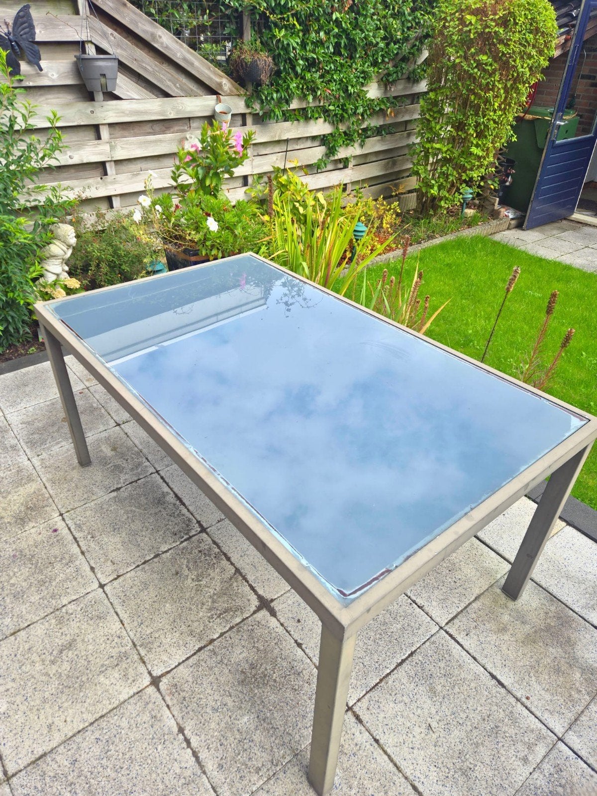 Tuintafel  95x160 gratis af te halen, Tuin en Terras, Ophalen, Gebruikt, Rechthoekig, Metaal