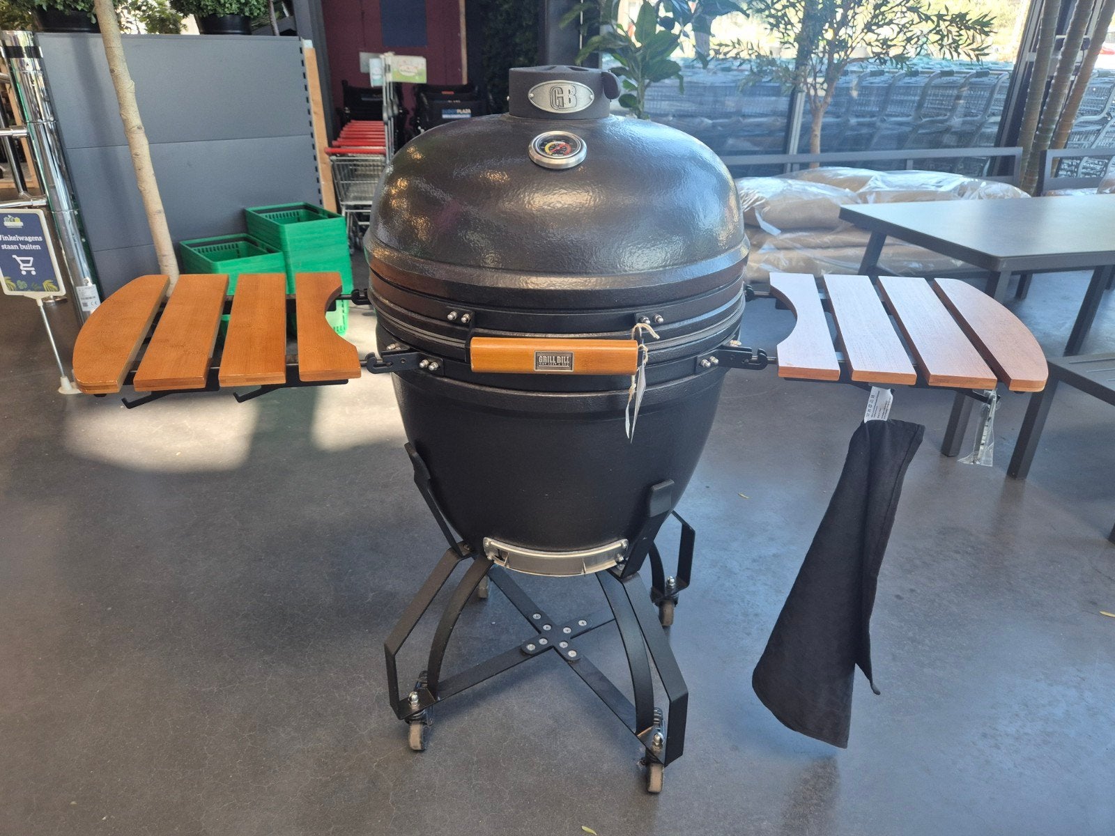 Grill Bill Kamado xl 23.5 inch BBQ, Ophalen, Zo goed als nieuw, Grill Bill