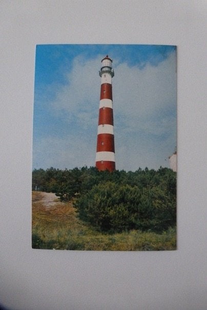 AMELAND Groeten van het eiland Ameland Vuurtoren, Ophalen, 1960 tot 1980, Ongelopen, Waddeneilanden