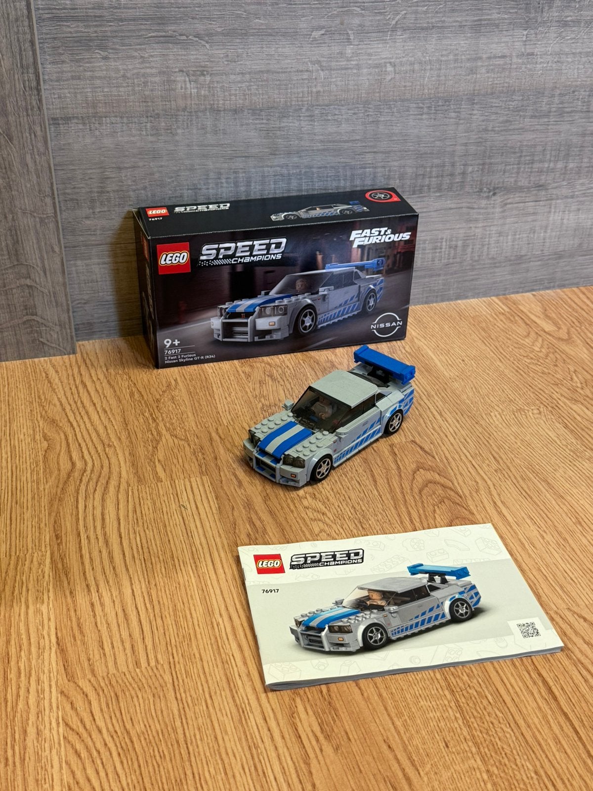 Lego speed champions fast and the furious r34 gtr, Auto, Groter dan 1:32, Zo goed als nieuw, Ophalen