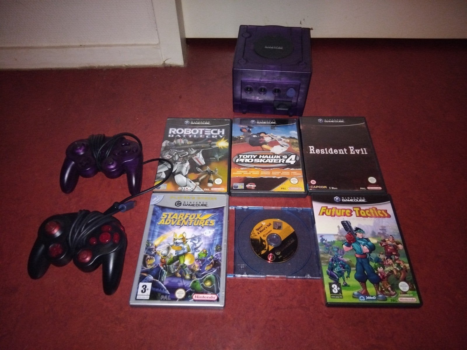 gamecube met games en controllers, Spelcomputers en Games, 3 spelers of meer, Ophalen, Gebruikt, Vanaf 3 jaar