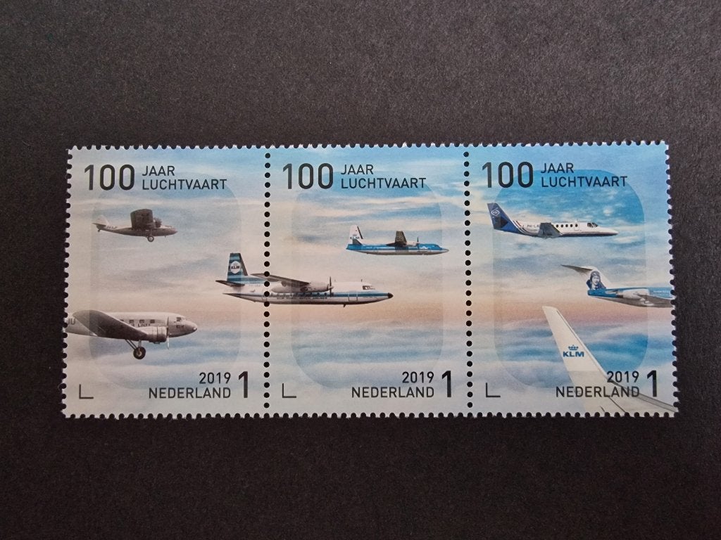 2019 NVPH 3736 Luchtvaart 100 jaar. Postfris., Ophalen of Verzenden, Na 1940, Postfris