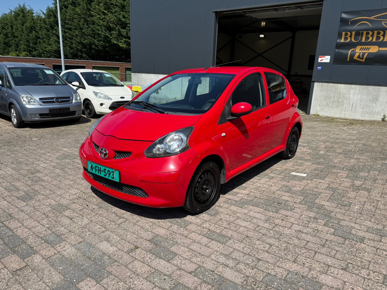 Toyota Aygo 1.0 5DRS 2006 AIRCO ELEC RAMEN NETTE AUTO, Auto's, Toyota, Voorwielaandrijving, Stof, Zwart, 4 stoelen
