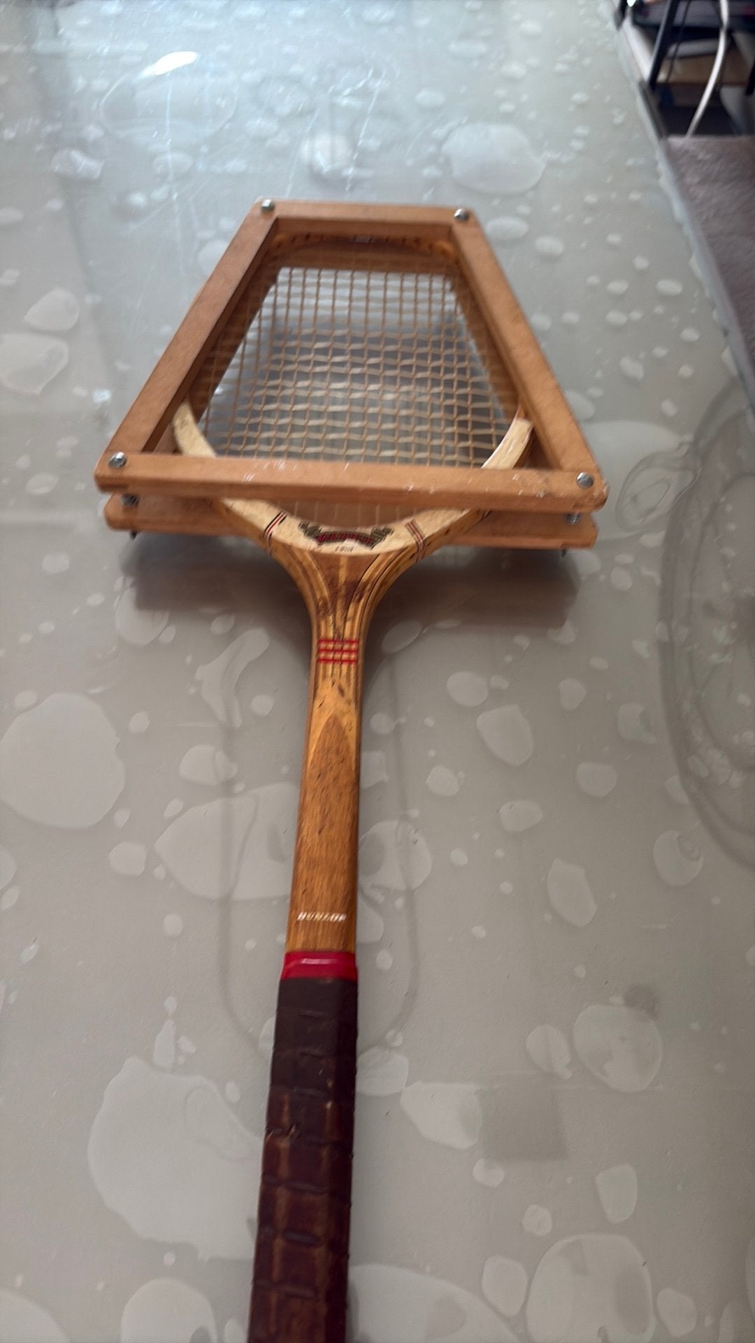 dunlop maxply houten racket met frame, Ophalen of Verzenden, Gebruikt, Racket, Dunlop