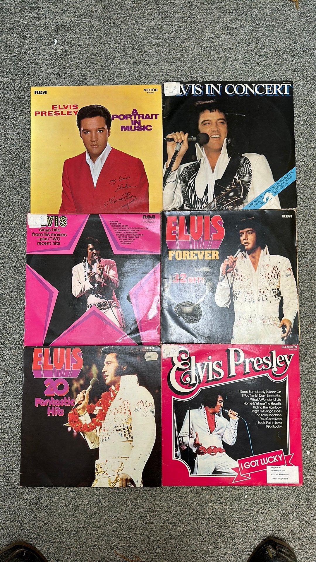 Elvis Presley - zes verzamel albums, Ophalen of Verzenden, Gebruikt, 12 inch, Overige genres