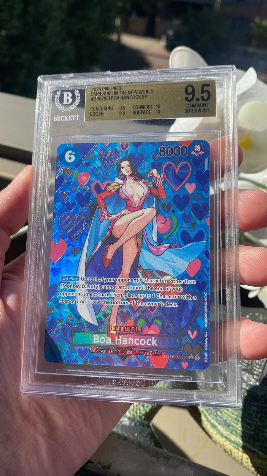 Boa Hancock OP09 SP BGS 9,5, Ophalen