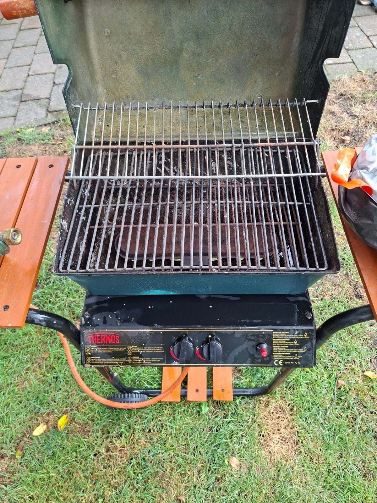 Thermos gasbarbecue met lavastenen, Ophalen of Verzenden, Gebruikt, Thermos