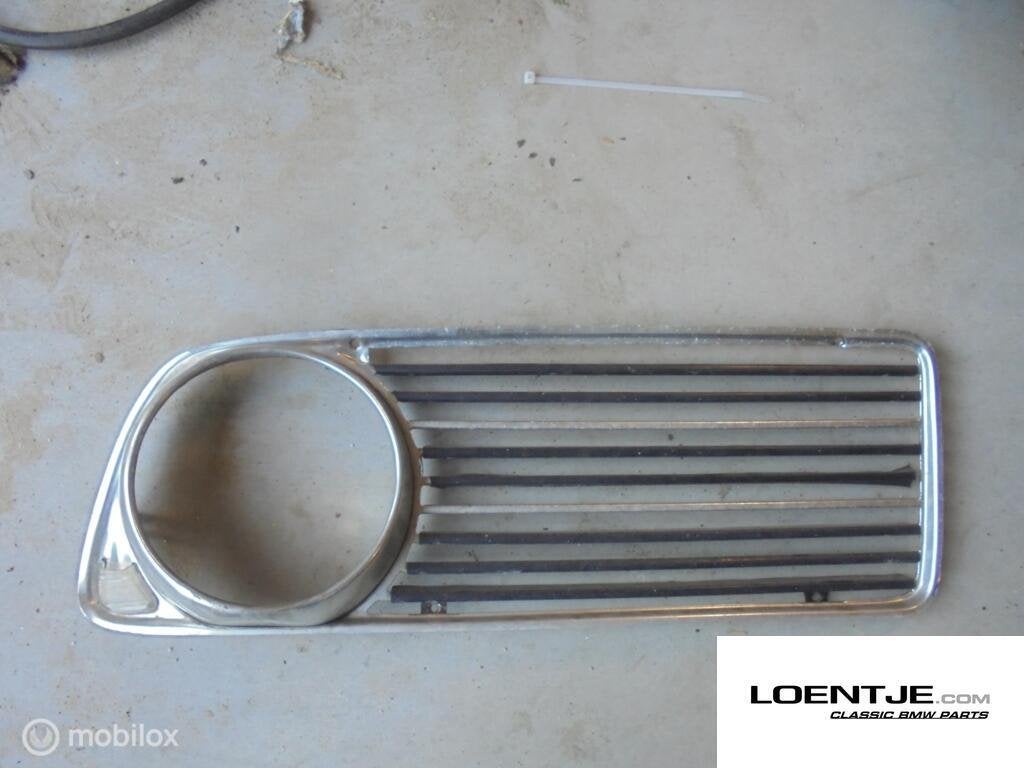 Grille rechts BMW 02 chroom 2002 1802 1602 etc, Gebruikt, Ophalen of Verzenden, BMW, BMW