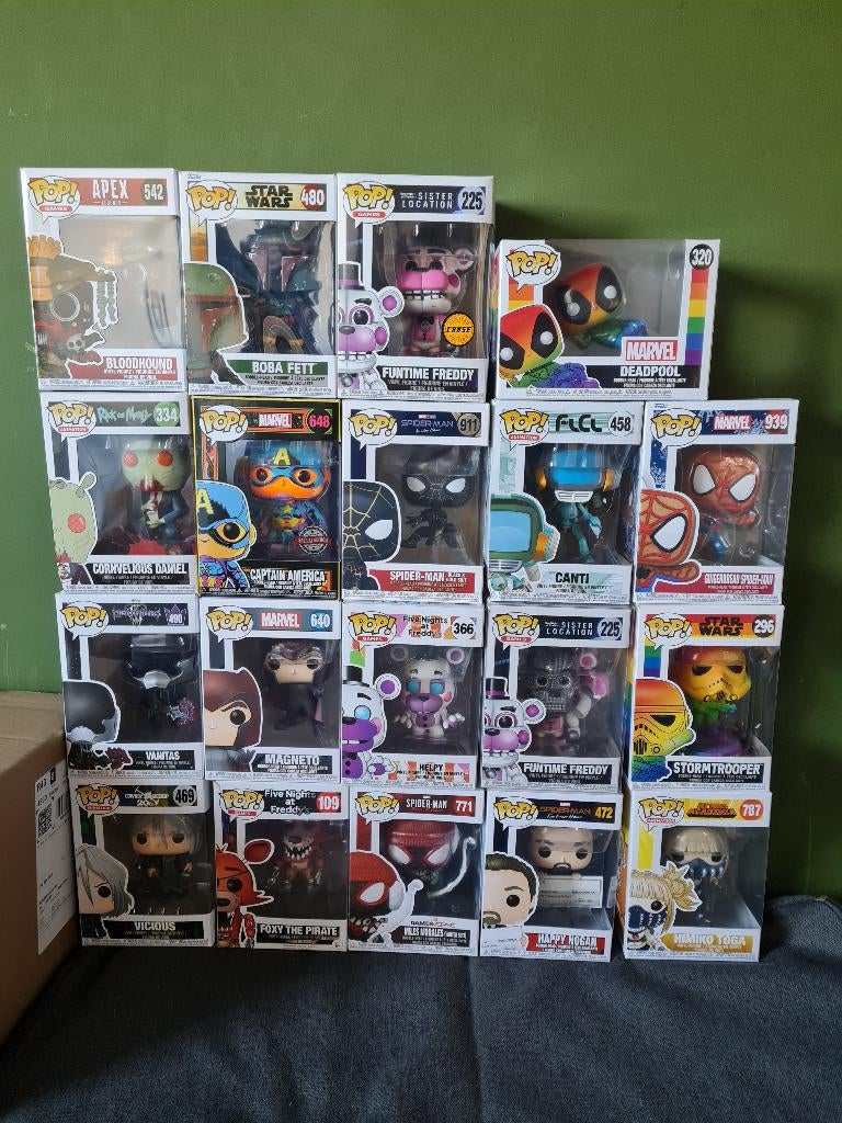 Funko pop colectie, Ophalen of Verzenden, Zo goed als nieuw