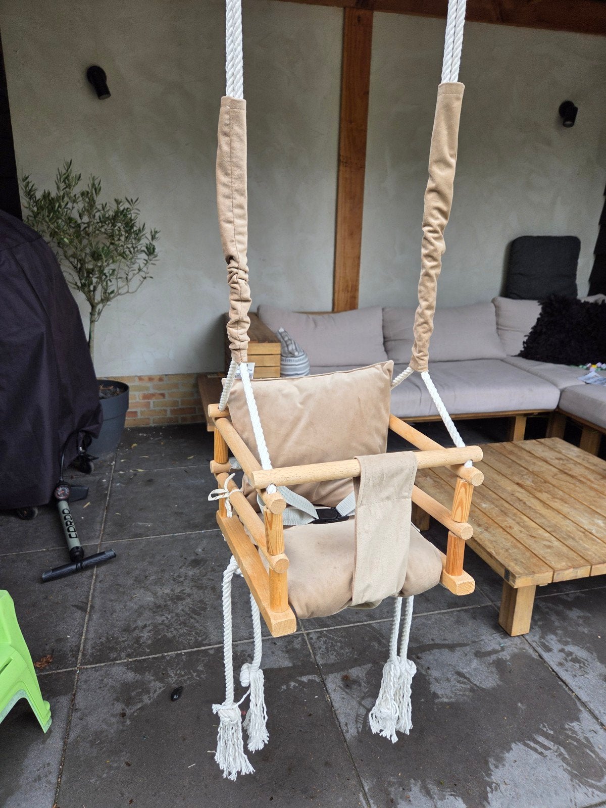 Love Gifts Baby Schommel - Zitje of Plankje, Ophalen of Verzenden, Zo goed als nieuw, Schommel