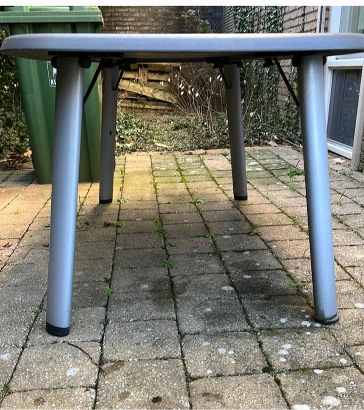 Kettler Tuintafel 93x158x75cm, Ophalen of Verzenden, Zo goed als nieuw, Rond, Metaal