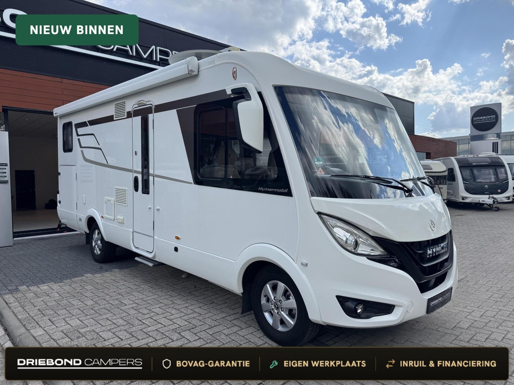 Hymer B680 Mc Enkele Bedden EP Level Lithium 2X Airco Zonnep, Airbags, 7 tot 8 meter, Bedrijf, Diesel