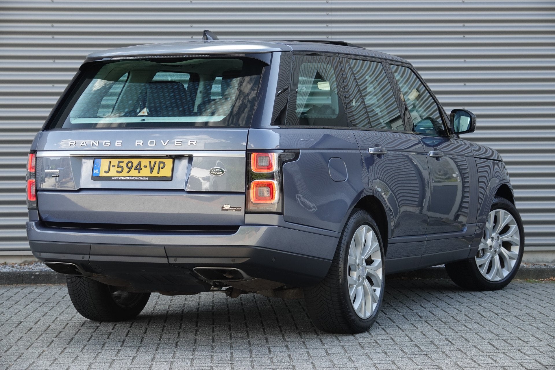 Land Rover Range Rover 2.0 P400e Autobiography | Pano | Mass, Auto's, Land Rover, Gebruikt, 4 cilinders, Blauw, 2500 kg