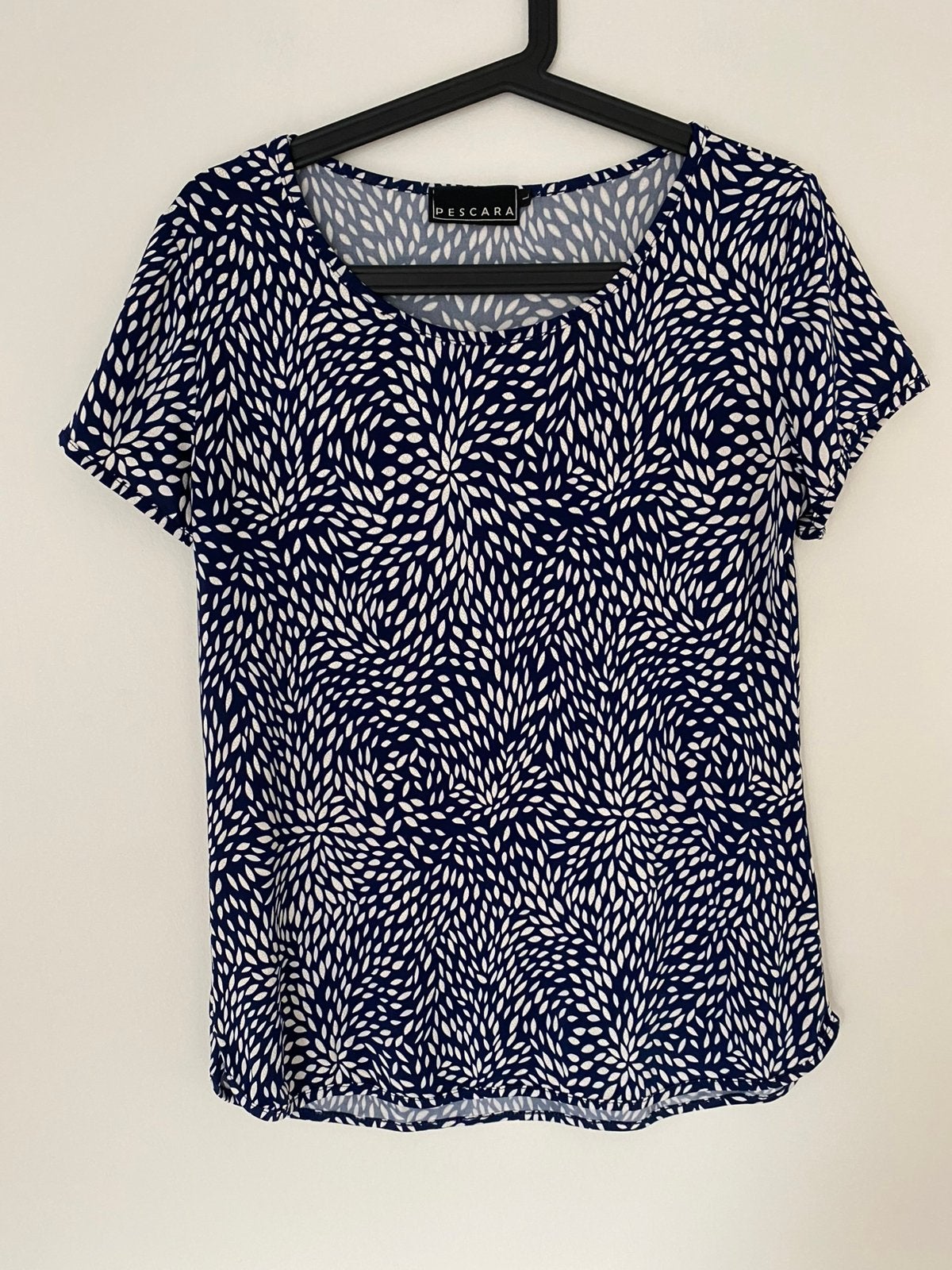 Dames shirt, blauw, maat L, Kleding | Dames, Maat 42/44 (L), Zo goed als nieuw, Korte mouw, Verzenden
