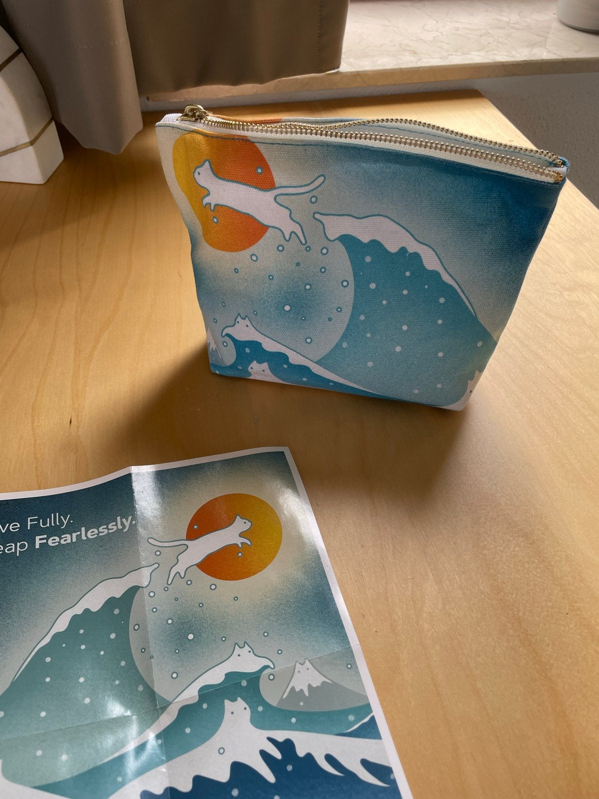 Katten Puzzel 500 Stukjes met Motivatie Tekst & Tas, Ophalen of Verzenden, 500 t/m 1500 stukjes, Zo goed als nieuw, Legpuzzel