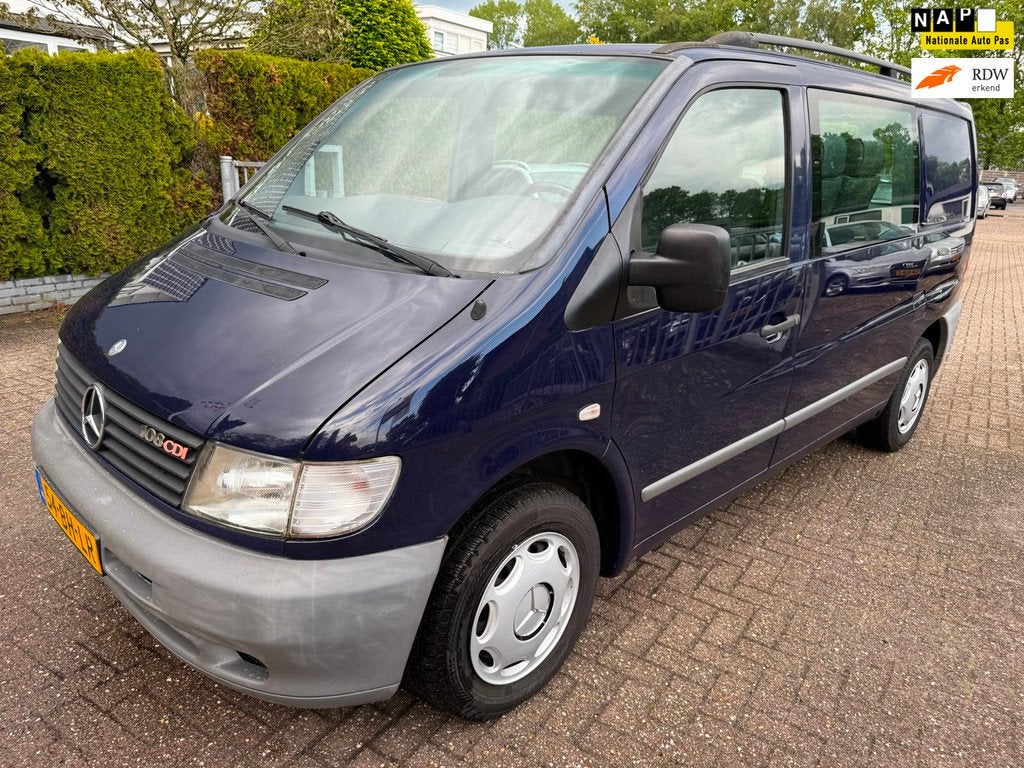 Mercedes-Benz Vito 108 CDI Ambiente AIRCO ROLSTOELVERVOER NA, Auto's, Voorwielaandrijving, Stof, 4 cilinders, Bedrijf