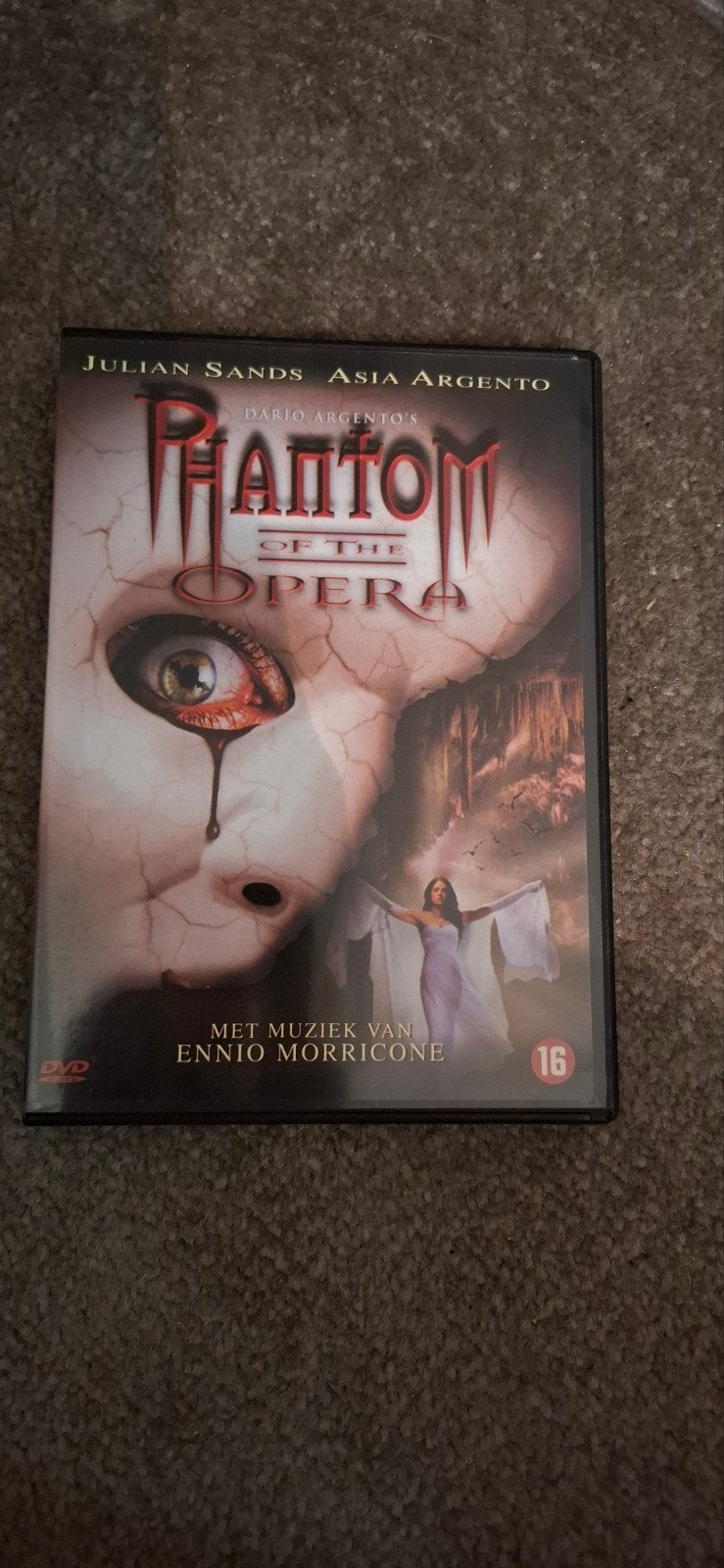 dvd phantom of the opera, Alle leeftijden, Ophalen of Verzenden, Zo goed als nieuw, Overige genres