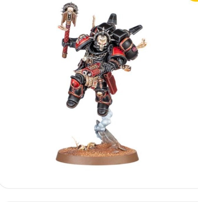 Warhammer 40K Chaplain with jump pack, Ophalen of Verzenden, Warhammer