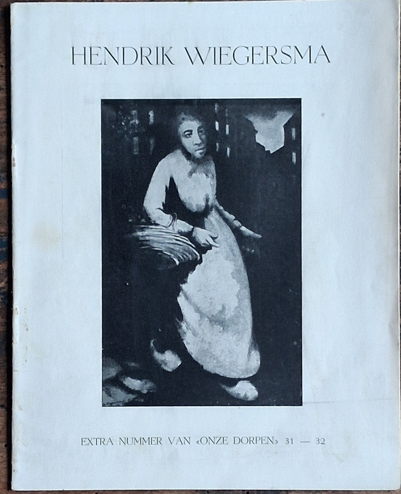 HENDRIK WIEGERSMA. Extra nummer van "Onze dorpen"., Boeken, Ophalen, Zo goed als nieuw, Schilder- en Tekenkunst
