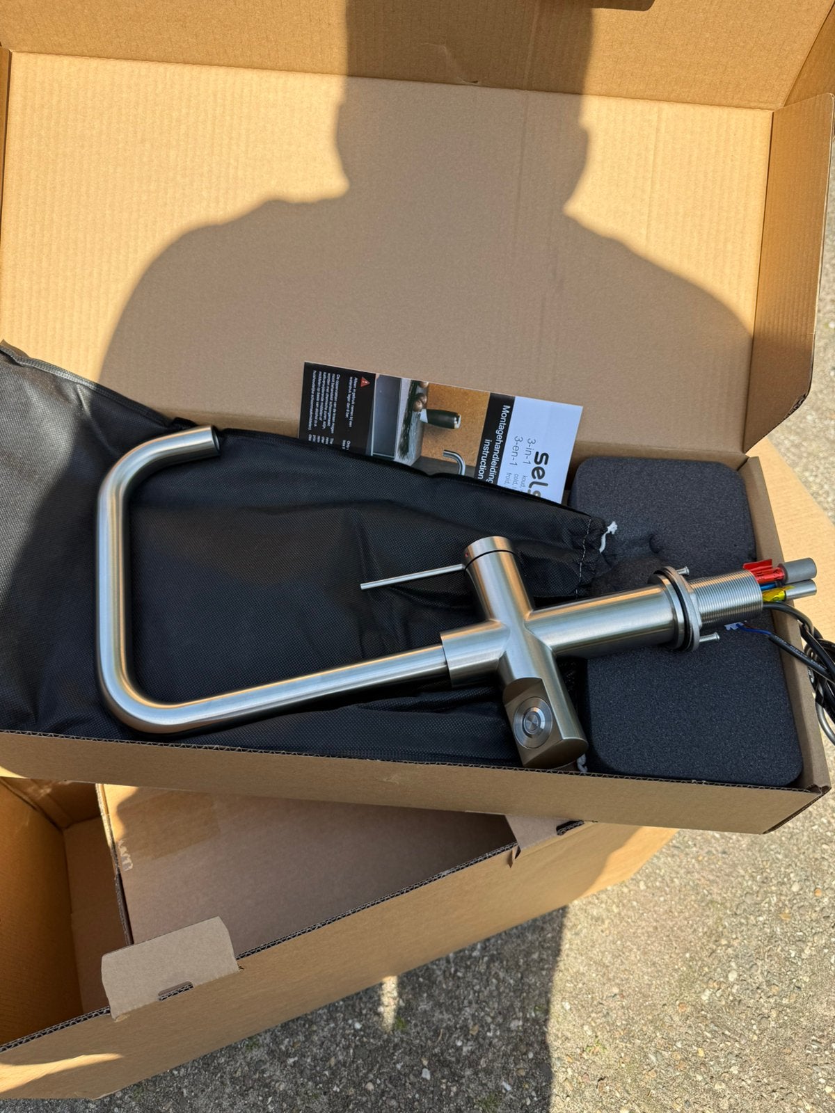Selsiuz kraan compleet(quooker), Minder dan 50 cm, Ophalen of Verzenden, Zo goed als nieuw, Minder dan 100 cm