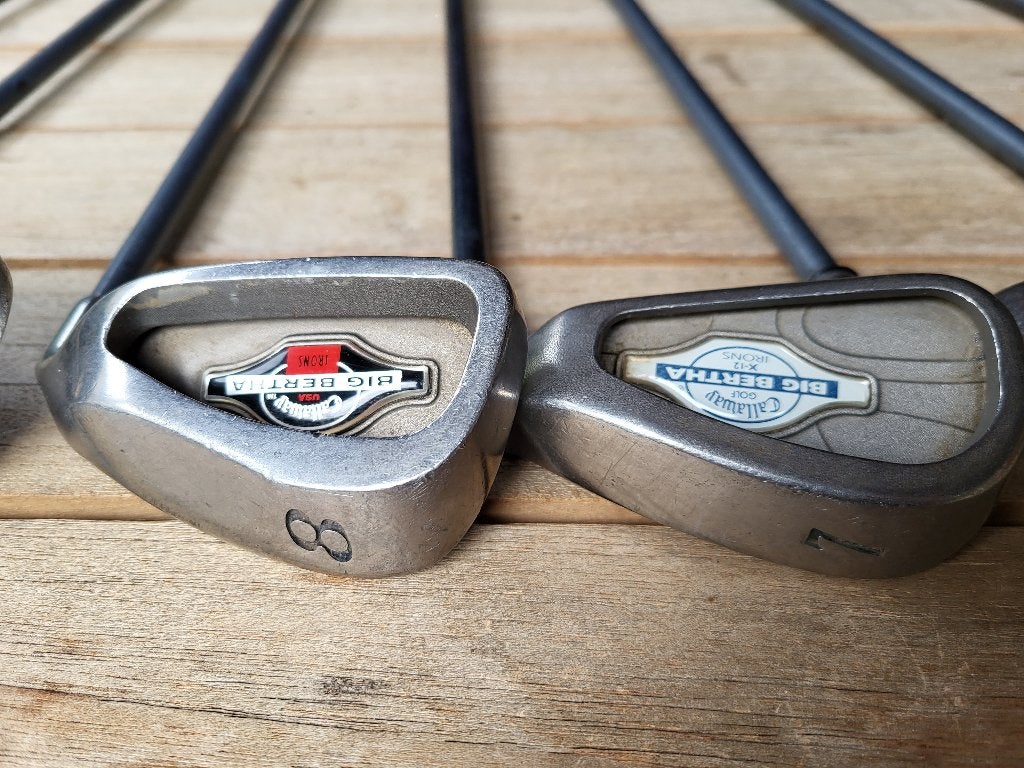 Callaway Big Bertha ijzerset 3–PW + 60 lobwedge | 9 clubs, Ophalen, Gebruikt, Set, Callaway