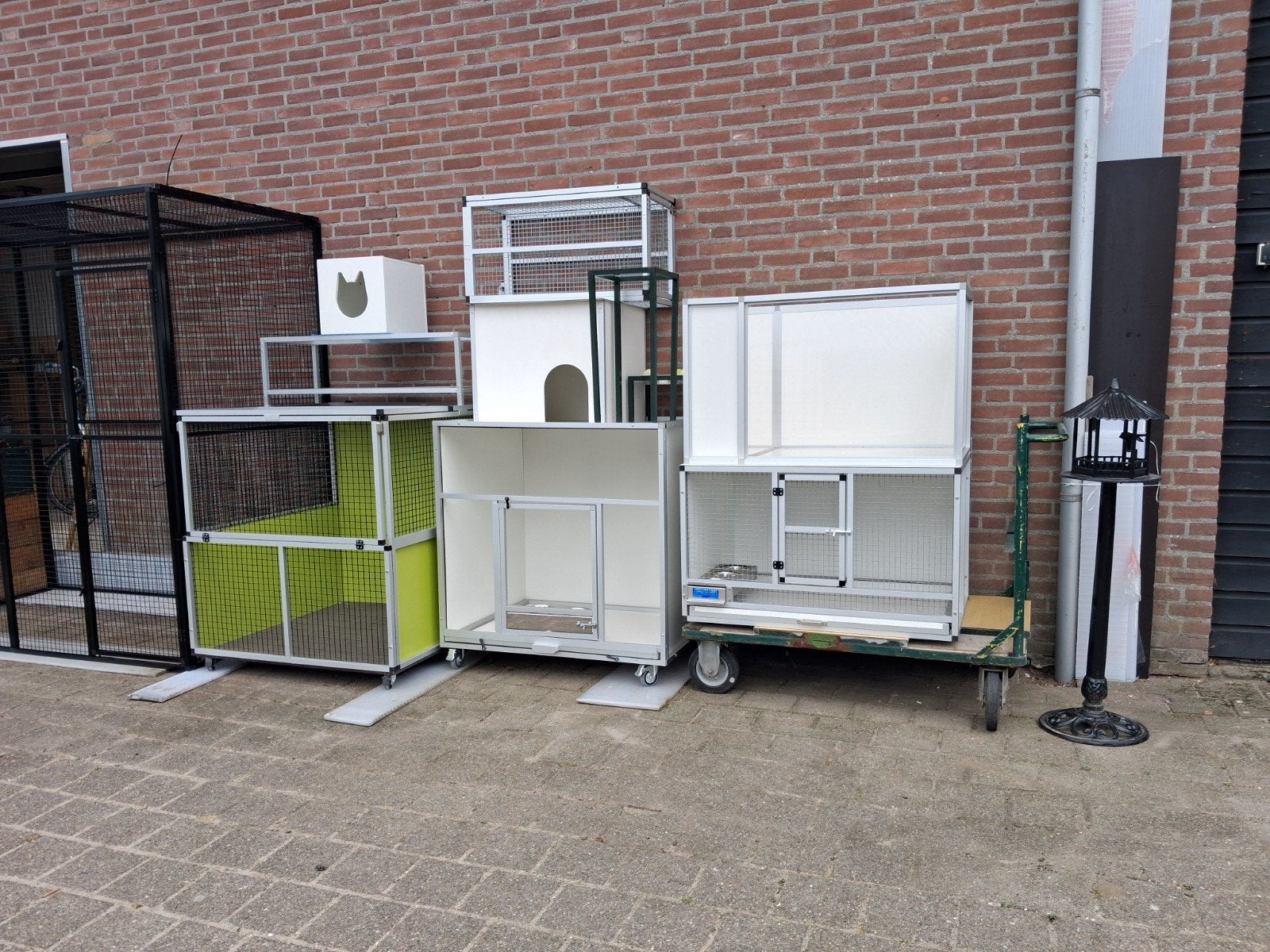 Diverse vogel kooien en werpkooien voor hondjes en katjes, Ophalen, Nieuw, Aluminium, Broedkooi of Kweekkooi