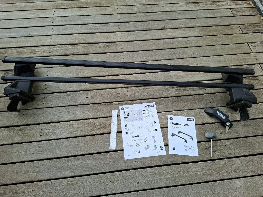 Thule dakdragers - Hyundai ix35 / Tucson (zonder dakrails), Ophalen, Gebruikt