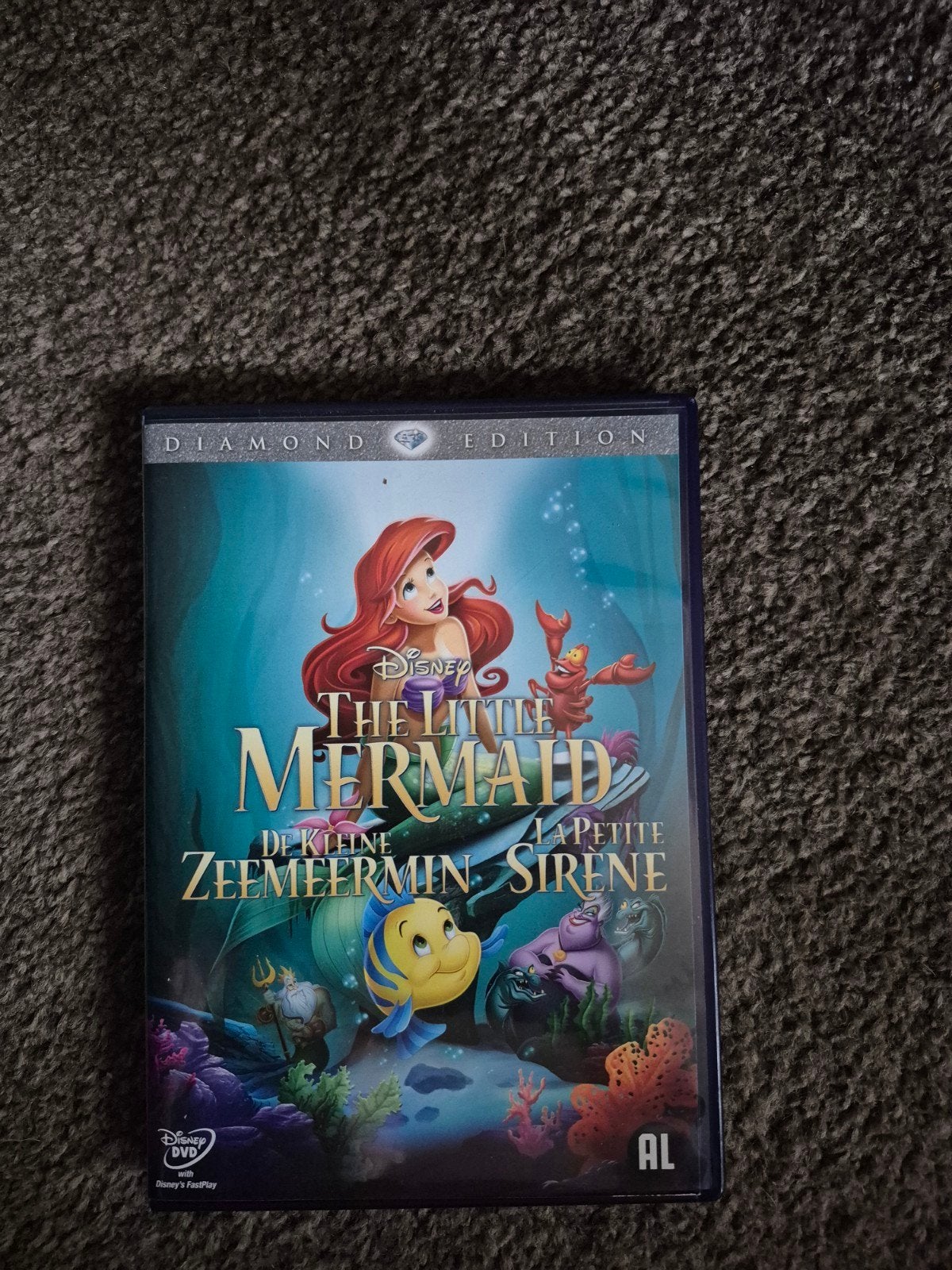 Disney De Kleine Zeemeermin Diamond Edition DVD, Cd's en Dvd's, Animatie, Ophalen of Verzenden, Zo goed als nieuw, Film