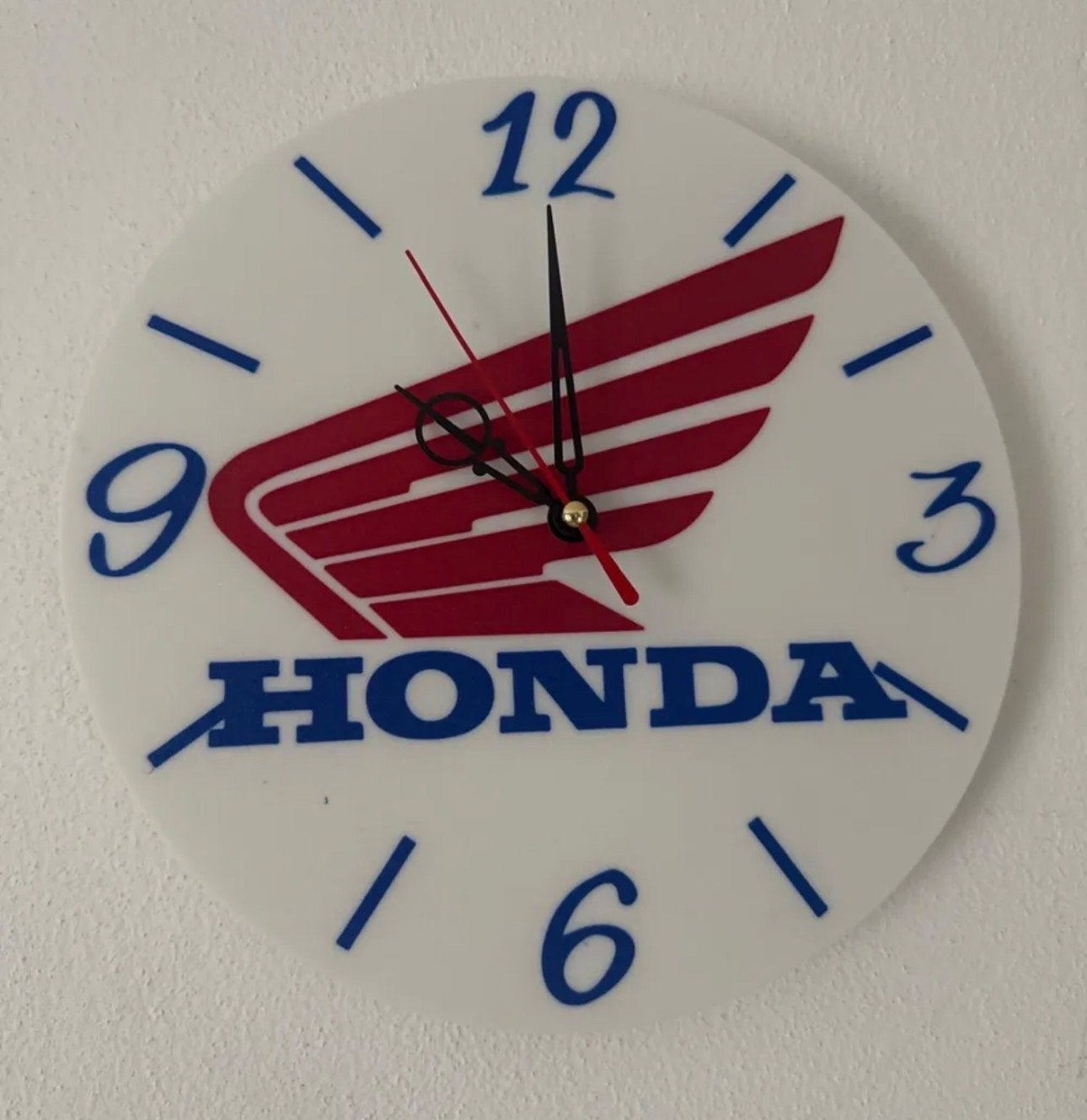 Honda wandklok - 26 cm doorsnede, Verzenden, Nieuw, Reclamebord
