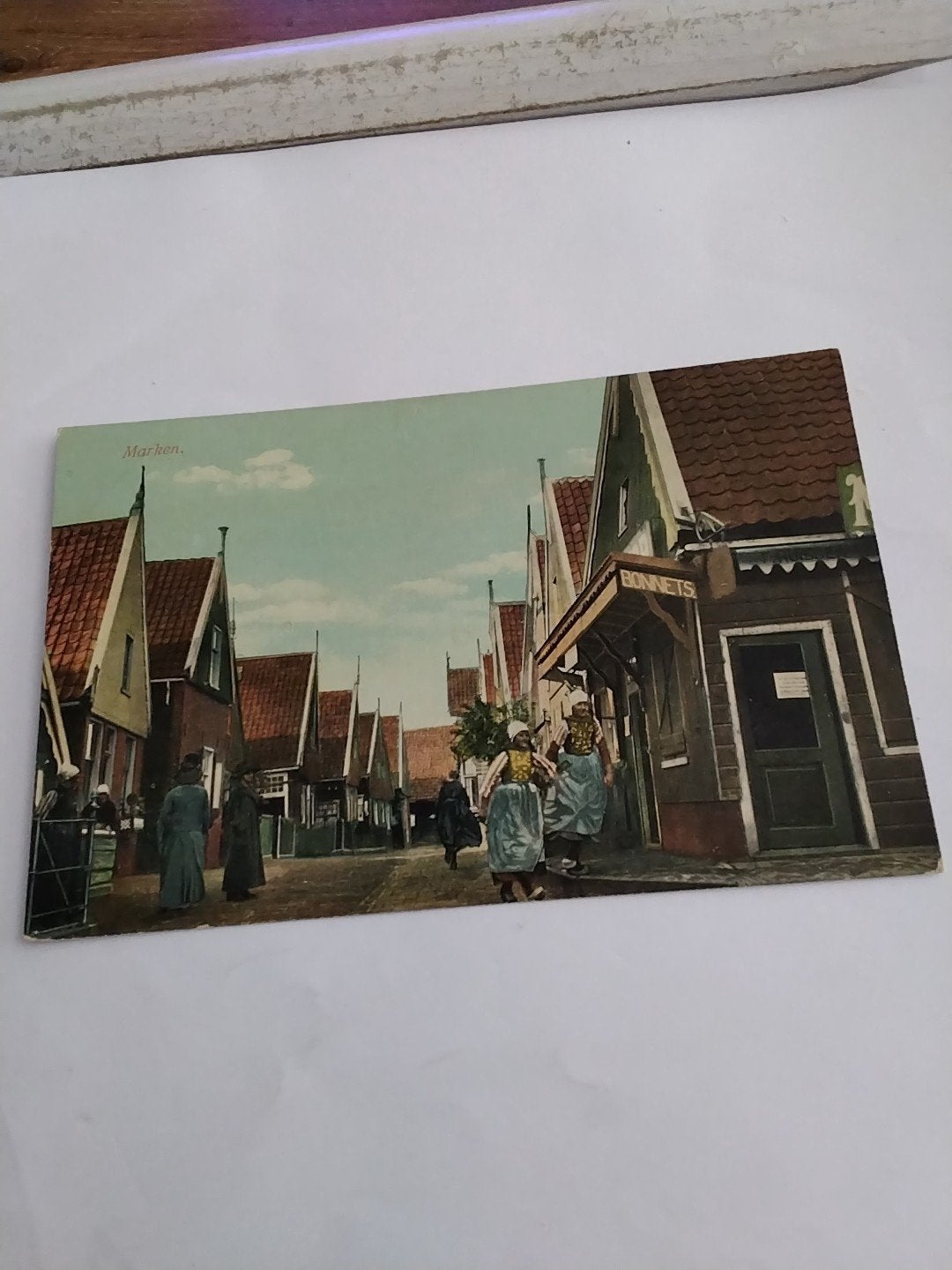 Oude ansichtkaart Marken, Hollandse klederdracht, Ophalen of Verzenden, Voor 1920, Noord-Holland