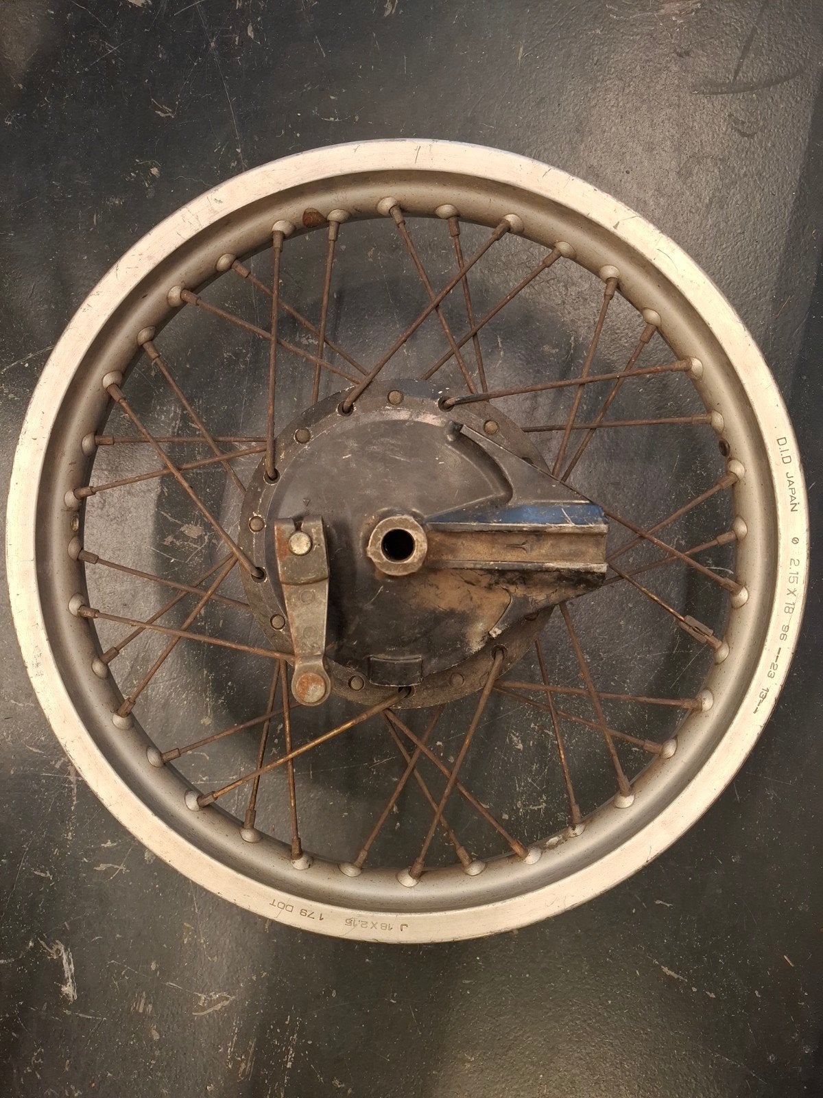 18" achterwiel voor Honda XL500s - Gebruikt, Ophalen of Verzenden
