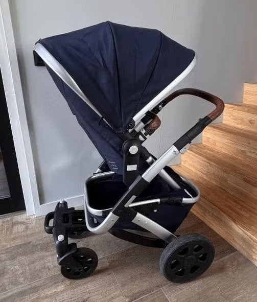 Joolz Geo 2 kinderwagen - Blauw, Verstelbare duwstang, Zo goed als nieuw, Ophalen, Kinderwagen