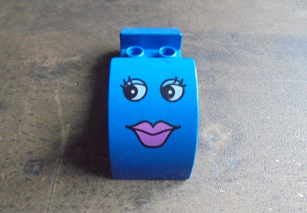 Lego Duplo Brick 2x6x2 Rounded Ends (zie foto's), Kinderen en Baby's, Speelgoed | Duplo en Lego, Ophalen of Verzenden, Gebruikt