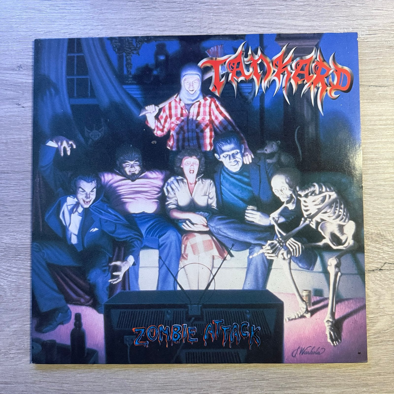 Tankard - Zombie Attack LP (Thrash Metal Vinyl), Ophalen of Verzenden, Gebruikt, Thrash metal
