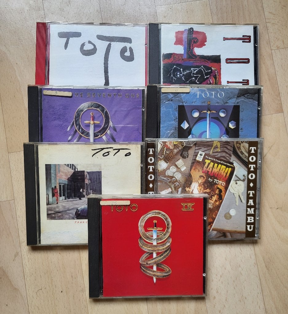 7 leuke cd's van Toto, Verzenden, Zo goed als nieuw, Overige genres
