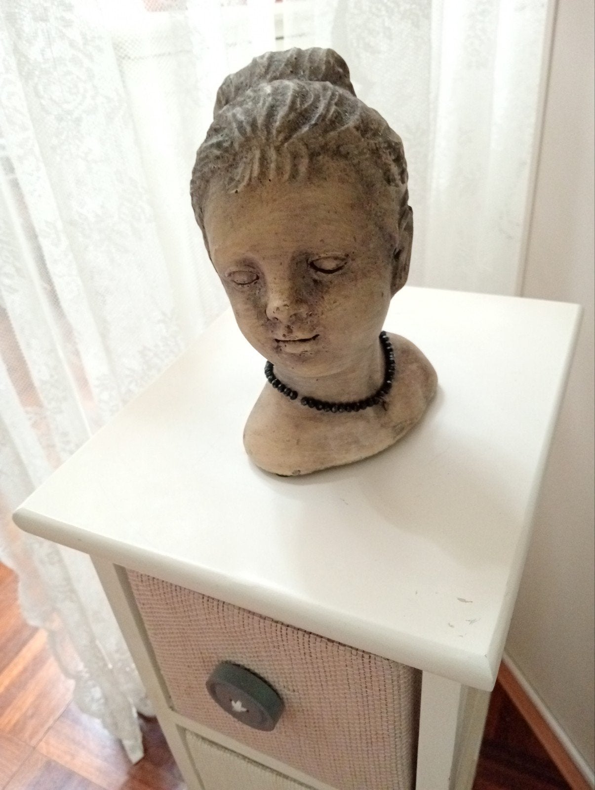 Decoratieve Buste van een Meisje, Ophalen of Verzenden