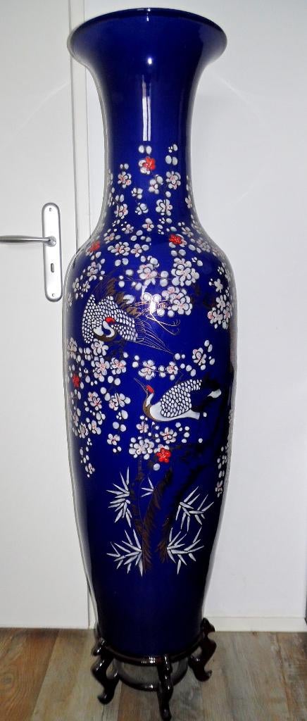 Grote vaas van Chinees porselein, 127 cm hoog, Antiek en Kunst, Antiek | Vazen, Ophalen