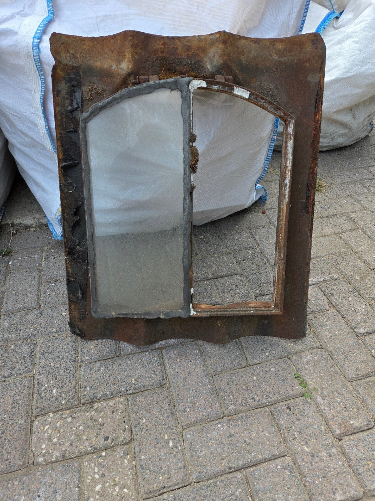 ouderwets ijzeren dakraam., Ophalen, Gebruikt, Minder dan 80 cm, Minder dan 80 cm