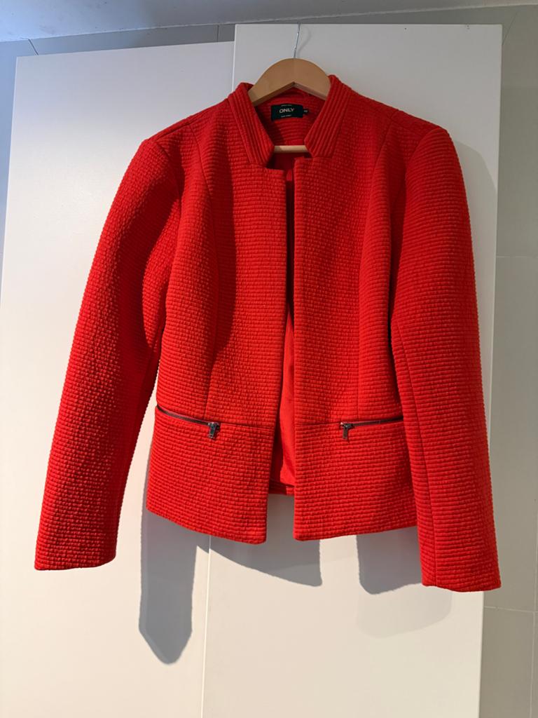 Only jas maat 42, Ophalen of Verzenden, Gedragen, Maat 42/44 (L), Rood
