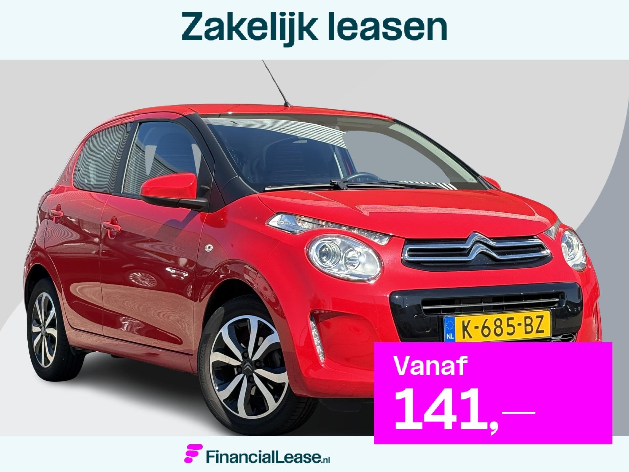 Citroen C1 1.0 VTi Shine | Carplay | Achteruitrijcamera | L., Voorwielaandrijving, Stof, Gebruikt, Euro 6