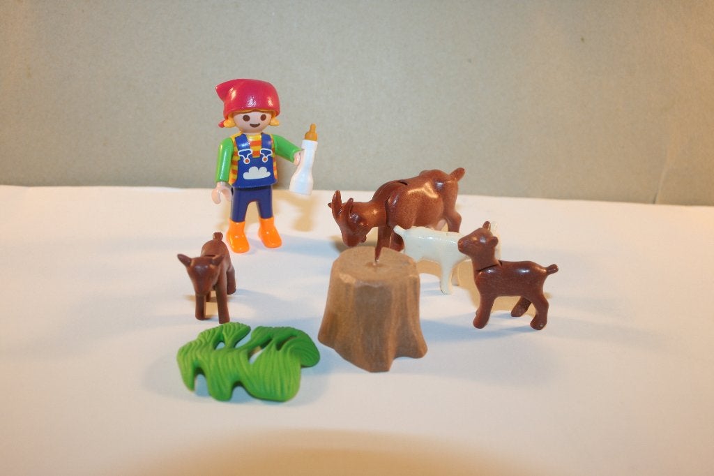 Playmobil 4785 meisje met geitjes - complete set, Ophalen of Verzenden, Zo goed als nieuw
