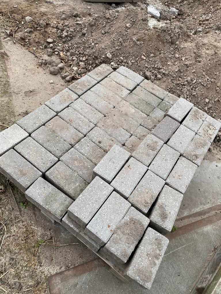 Stenen restpartij - ca. 8m2 bestrating, Ophalen, Overige materialen, Gebruikt, Overige typen